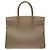Hermès Sac HERMES Birkin 30 en Cuir Étoupe - 102136 Taupe - vue 4