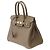 Hermès Sac HERMES Birkin 30 en Cuir Étoupe - 102136 Taupe - vue 5