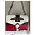 Borsa a mano Gucci Dionysus in pelle blu rosso crema con farfalla - vista 3
