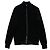 Autre Marque Mr P. Fleece Zip-Up-Jacke aus schwarzem Polyester