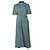 Jil Sander Maxikleid mit zerknittertem Detail Grün
