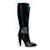 Versace Samtstrap-Stiefel Grün - Ansicht 4