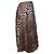 Falda midi plisada de seda con estampado de leopardo de Balenciaga Castaño - vista 4