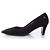Kitten heel in suede di Chanel Nero - vista 2