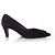 Kitten heel in suede di Chanel Nero - vista 4