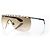 Chanel rimless shield chain sunglasses Brown - view 2
