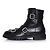 Botas de tobillo planas Hank con hebilla de joya de Jimmy Choo Negro - vista 2