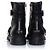 Botas de tobillo planas Hank con hebilla de joya de Jimmy Choo Negro - vista 4