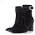 Givenchy Schwarze Wildleder-Stiefeletten