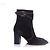 Givenchy Schwarze Wildleder-Stiefeletten - Ansicht 4
