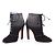 Alaïa Schwarze Wildleder Schnürstiefel mit Laserschnitt - Ansicht 3