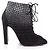 Alaïa Schwarze Wildleder Schnürstiefel mit Laserschnitt - Ansicht 5