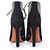Alaïa Schwarze Wildleder Schnürstiefel mit Laserschnitt - Ansicht 6