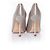 Décolleté in satin Hangisi di Manolo Blahnik Grigio - vista 3