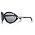 Gafas de sol ovaladas negras Louis Vuitton Negro - vista 2