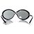 Gafas de sol ovaladas negras Louis Vuitton Negro - vista 4