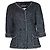 Chaqueta de tweed metálico de Chanel