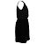 Robe à dos ouvert avec nœud Alice + Olivia en soie noire - vue 2