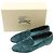 Mocassini Burberry in suede teal Verde - vista 10