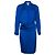 Vestido de seda Diane von Furstenberg en azul cobalto