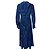 Vestido maxi azul de Altuzarra con estampado de puntos - vista 3