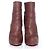 Bottes à plateforme en python Christian Louboutin Marron - vue 4