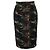 Falda midi estampada en camuflaje de Rochas