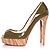 Décolleté platform Banane kaki Christian Louboutin - vista 2