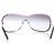 Gafas de sol Chanel Shield con perla Roja Burdeos - vista 5