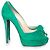 Christian Louboutin Mint suede Greissimo pumps. Green - view 5