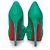 Christian Louboutin Mint suede Greissimo pumps. Green - view 6
