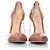 Pumps Plexi nude Gianvito Rossi Marrone Carne - vista 3