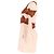 Chloé Vestido Mini de Lana Beige con Encaje Castaño - vista 2