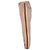 Pantaloni in cotone marrone con dettaglio del logo a strisce a contrasto Gucci - vista 2