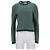 Pullover a righe usurato Gucci in lana verde - vista 6