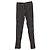 Pantalones slim-fit a rayas de seda negra Alexander McQueen Negro