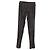 Pantalones slim-fit a rayas de seda negra Alexander McQueen Negro - vista 2