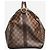 Louis Vuitton Keepall Bandoulière 55 Damier Ébène Brun 2007 Marron - vue 4