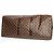 Louis Vuitton Keepall Bandoulière 55 Damier Ébène Brun 2007 Marron - vue 5
