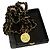 Vintage CHANEL Kettengürtel oder Halskette von 1982, Coco-Marke, gold Schwarz Gold hardware