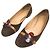 SCARPE LOUIS VUITTON BALLET FLEUR 38 CAMOSCIO MARRONE