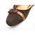 SCARPE LOUIS VUITTON BALLET FLEUR 38 CAMOSCIO MARRONE - vista 10
