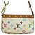 BOLSO DE MANO LOUIS VUITTON POCHETTE ACCESORIOS LLAVERO MURAKAMI Blanco