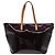LOUIS VUITTON Borsa Tote Bellevue GM Monogram Vernis Amarante M93589 Auth ep5671 Bordò - vista 2