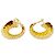 inconnue Vintage Ohrringe, Gelbgold. - Ansicht 4