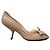 Alexander McQueen Leder High Heels Beige mit Blumen Pink