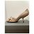 Alexander McQueen Leder High Heels Beige mit Blumen Pink - Ansicht 4