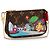 LOUIS VUITTON Mini Pochette Accessori nuova Marrone