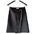 Saia envelope Prada preta de lã e angorá com strass Preto