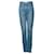 RE/DONE, jeans azules con bordes sin terminar